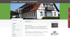 Desktop Screenshot of hotel-restaurant-zollersteighof.de